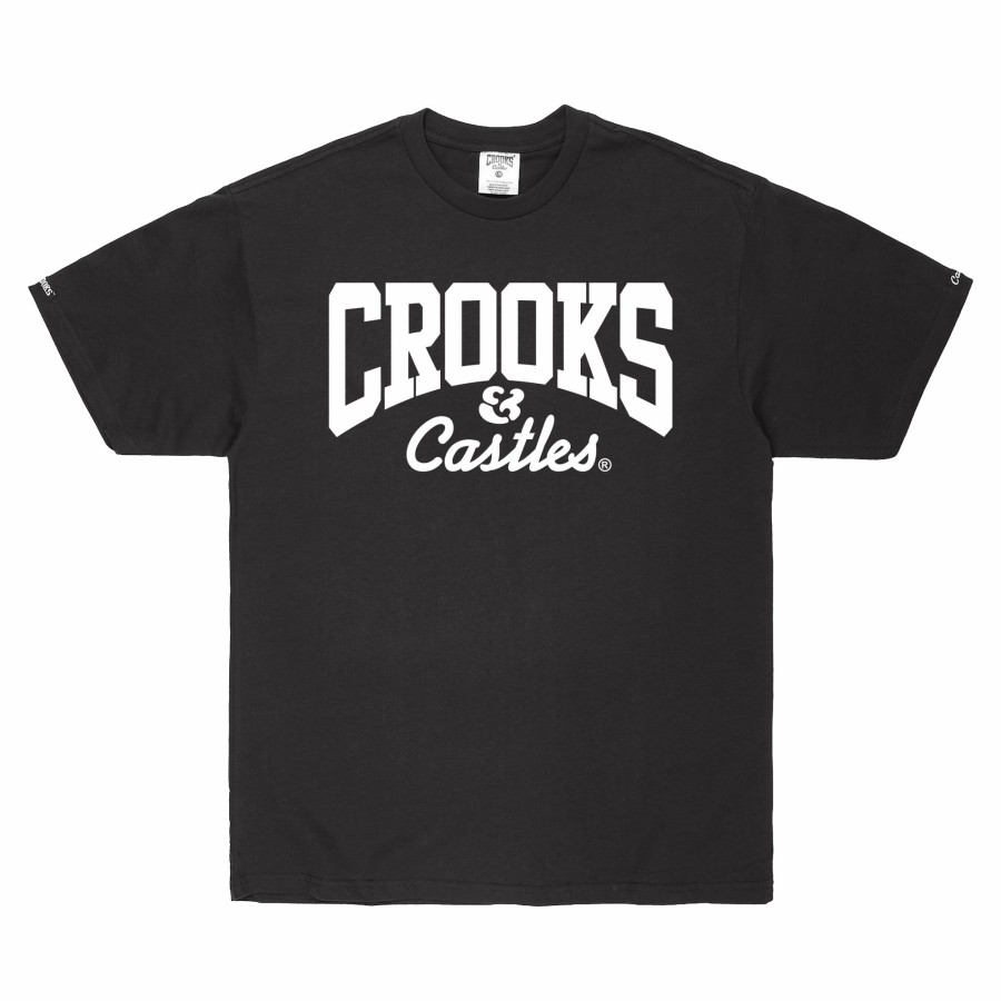 Mens Crooks & Castles | Crooks Core Logo Tee ~ Crokewear