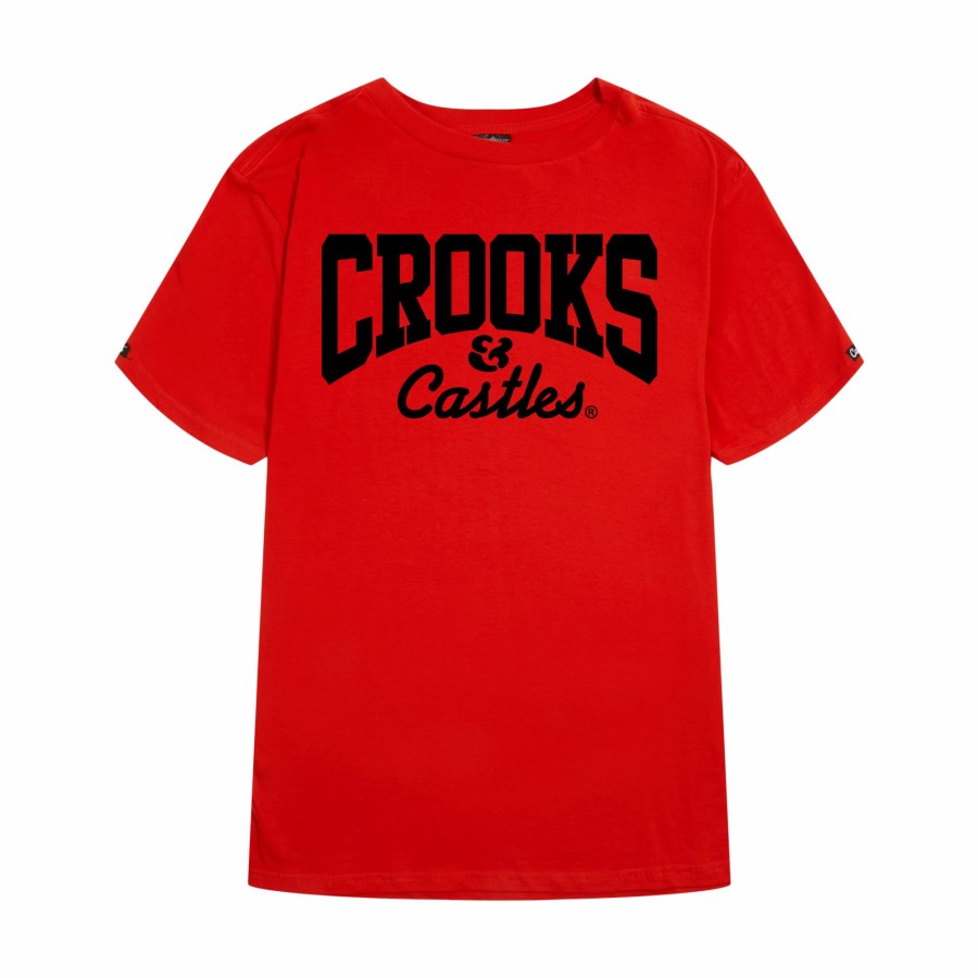 Mens Crooks & Castles | Crooks Core Logo Tee ~ Crokewear