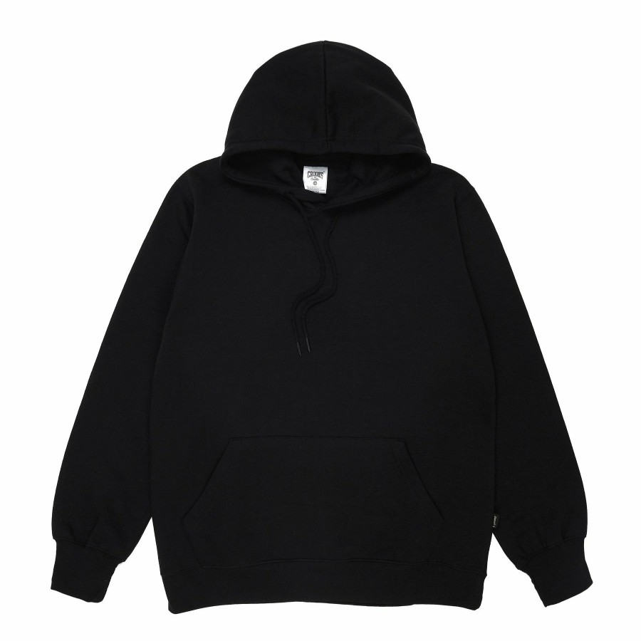 Mens Crooks & Castles | Essential Hoodie Black ~ Crokewear